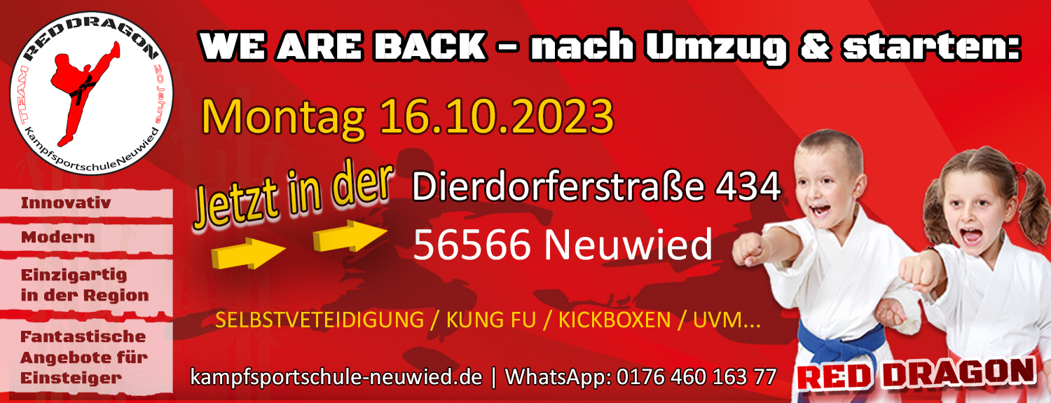 Info Banner - Kampfsportschule Bendorf