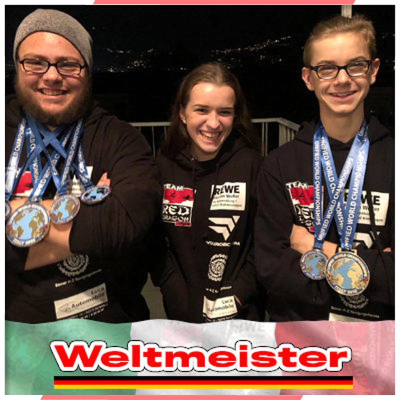 Mit Gold Zurück - Weltmeister 2018